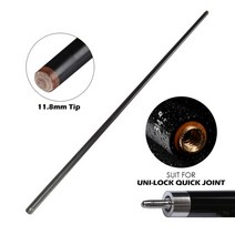 카본큐대 3쿠션카본큐대 블랙 풀세트 당구용품 개인큐 포켓볼 카본상대 당구그립 스트로크 3142 포이노스 카본 메이플 싱글 샤프트 당구 풀 큐 스틱 샤프트 팁 uni-loc qr, 11.8mmuni 3142