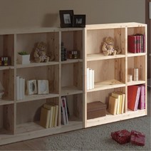 17T프레임 거실용 원목 책꽂이 책장 틈새책장 신학기, 삼나무