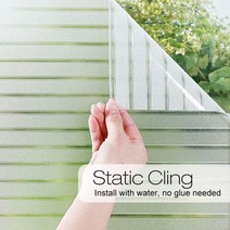 파라필름 pvc 창 스티커 창 안티 봐 pelicula para ventana 정적 창, 샘플 10cm x 10cm