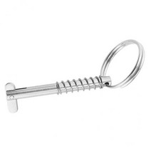 QDY 4 보트 탑 데크 힌지용 릴리스 핀 6 6.3x76mm, 316 스테인레스 스틸, 실버