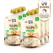 [남양유업] 맘스쿠킹 이유식 6개_7종 택1, 필수선택:소불고기진밥 x6개 (12개월-)