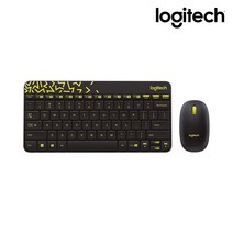 정품 로지텍코리아 MK240 무선 데스크탑 키보드 마우스 세트 블랙