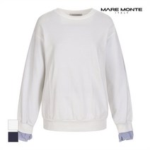 마레몬떼 소매 배색 트임 티셔츠 M213MTS08B0