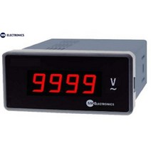 9999 표시레인지 AC500V까지 측정 지시형 디지털 판넬메타 교류 전압계 CV-132A, DC 12~24V, AC 0V~500V