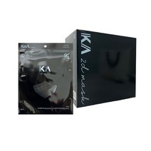 보풀없는 KA 프리미엄 KF94 황사방역 국내제작 2D마스크, 1개, 블랙M