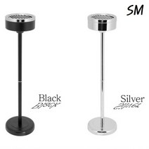 SM 스탠드 재떨이 2종 블랙 실버 야외 업소 옥상 흡연실 흡연구역 조립식 재털이