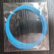 Janpan HP66 12M 배드민턴 스트링 0.66mm 내구성 좋은 연습 네트 2 개, 02 blue