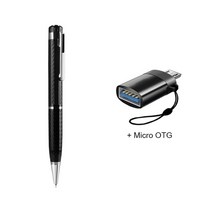 소형녹음기 초소형 볼펜 장시간 녹취 통화녹음 목걸이 시계 usb 사원증 미니 음성 디지털 청취 장치 소리 전문 딕터폰 오디오 마이크로 플레이어, 협력사, 1GB, 03 Silver micro adapter
