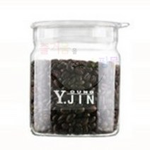 ◆JOONA★ 영진 원두 밀폐용기 보존용기 L 4호 400ML 유리밀폐용기 생두보관통 원두용기