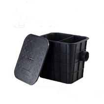 우수 집수정 PE 맨홀 빗물 받이 집수정 커버 대용량, 그리스트랩760업그레이드3칸대형76056052