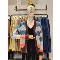 써스데이아일랜드 스트라이프 조직 변형 가디건 T218MCD243(1271223)