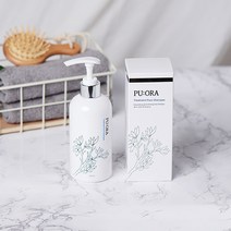 KP 코스메틱 천연에센셜 오일 성분을 담은 네추럴 퓨오라 트리트먼트 퓨어 샴푸 300ml