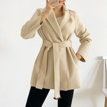 퍼니걸스 3886 데일리 베이직 하프 코트 여성의류