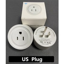 스마트플러그 iot ai 파워매니저 플러그 smart plug wifi socket, 10a 미국 플러그
