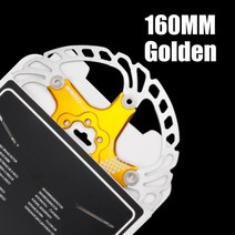 전기자전거유압브레이크 IIIPRO-자전거 디스크 브레이크 로터 140 203mm 플로팅 두꺼운 양극산화처리 퀵 쿨, 10 160mm golden
