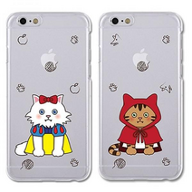 LG X 스킨 케이스 F740 R동화 고양이 투명 젤리, 이상한냥_동화고양이투명JPT