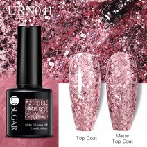 네일 폴리셔UR Sugar-네일용 젤 폴리쉬 매니큐어 7.5ML 크리스마스 반영구 베르니스 탑 코트 UV LED 컬러, 한개옵션1, 34 URN041
