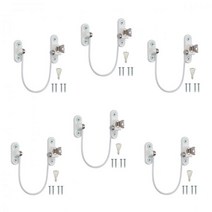 1-6PCS 어린이 창 문 케이블 제한 자 잠금 아기 안전 보안 와이어 캐치 키 공공 및 상업 응용 프로그램, 6pcs