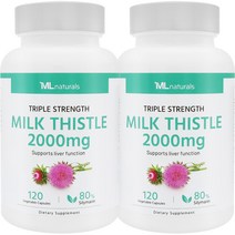 My Life 마이라이프 내추럴스 밀크시슬 2000mg 120정 2병