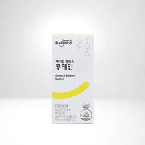 지쿱 제너럴 밸런스 루테인 90캡슐(베타카로틴 아연 비타민C), 90정, 1개