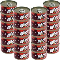 미아오캔 게살+참치 (촉촉한 그레이비타입) 24개 1박스 /고양이캔