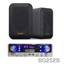 누리시스템 매장 스피커 2p + 앰프 세트, BG-252B