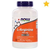 나우푸드 엘아르기닌 700mg 180캡슐, 1개, 기본