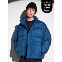 칩멍크 모노그램 남녀구스다운 다크네이비