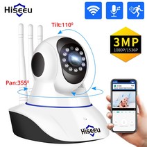 스마트카메라 홈 가정CCTV 감시카메라 hiseeu home security 2mp, 3mp 128GB 카드, 협력사