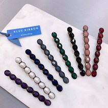 호마이카 일자 롱 집게핀 8cm 집게 헤어핀 머리핀 앞머리핀