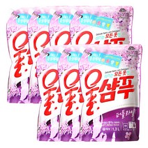 울샴푸 퍼플라일락 울세제 리필, 1.3L, 7개