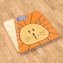 [PINK LITCHI]가정용 디지털 체중계 귀여운 캐릭터 체중계 QLTT328TZ09, 핑크C