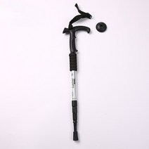 기둥형손잡이 세발지팡이 어르신 걷기 보행보조기구다기능 접이식 지팡이 알루미늄 합금 목발 트래킹 폴, 02 we