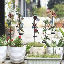 태양광 정원등 태양열 LED 전원주택 화단 정원 꾸미기, 나비 친구들