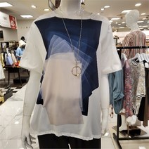 막스카라 막스카라 NC11 그래픽티블라우스 M22QWT434MEI1 (8641270)