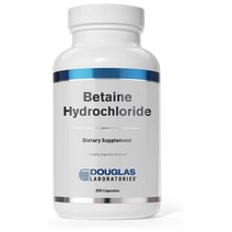 더글라스랩 베타인 HCL 648mg 250캡슐 Betaine Hydrochloride, 250개입, 1통