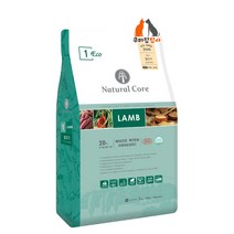 네츄럴코어 강아지 에코1 램(양고기) (작은알/큰알)10kg+샘플사료 35g*18개 (가수분해 양고기 / 민감성 피부에 도움), 강 에코1 작은알 10kg+샘플사료 18개