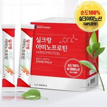 실크랑 아미노프로틴 2g X 30포 레몬맛 누에고치 식물성 단백질 보충 영양제
