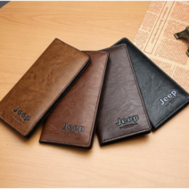 지프 JEEP 남성용 가죽 장지갑