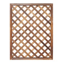 예쁜 방부목 담장 가림막 울타리 튼튼한 펜스 아파트 화분걸이대 야외 발코니 가림막 원목 가리개 사생활보호 울타리 베란다 테라스 마당 장미지지대 정원울타리, 90cm*180cm