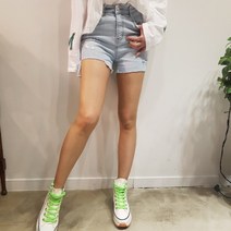 상상그이상 밑단헤지 빈티지 언발컷 청반바지 트렌디한캐쥬얼 데님숏팻츠