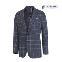 [KT알파쇼핑][필골드] 여름혼방 미들체크 투버튼자켓 SD449n450