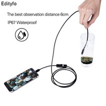 배관 내시경카메라 관로 누수 탐지기 5.5mm 7mm usb 안드로이드 방수 led, 1m, 5.5mm 마이크로 USB