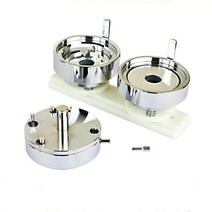 뱃지제작기 뱃지 버튼 수동 배지 프레스 기계 세트 양철 금형 사진 용지 절단 용품, 32MM