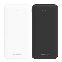 스마텍 보조배터리20000 5핀케이블+C타입 8핀젠더 STPB-SL2, 블랙