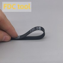 타이밍풀리 2MGT 동기 밍 벨트 피치 길이 140 너비 6mm 고무 폐쇄, 01 4mm_09 2M-164mm_01 1 개