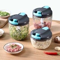 가정용 수동 야채 고기 마늘 다지기 분쇄기 가는 기계, 900ML