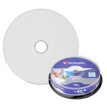 [퓨전bd r25] 버바팀 Verbatim CD-R / DVD-R / RW / DL / 700MB 4.7GB 8.5GB 25GB 50GB 블루레이, BD-R 25GB 프린터블 10p CAKE 6X