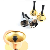 손잡이종 터치벨 헨드벨 핸드 손목 성당 교회 성탄절, 제품선택, 은색 - 75mm