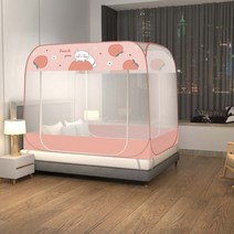 몽골게르텐트 대형 Yurt-모기장 무료 설치 접이식 360 전체 패키지 집 침실 캐노피 텐트 가정용 직물, 05 005_03 1.8x2.0m